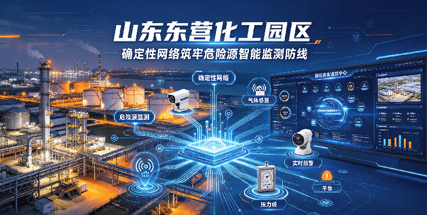 山东东营化工园区落地确定性网络，筑牢危险源智能监测防线